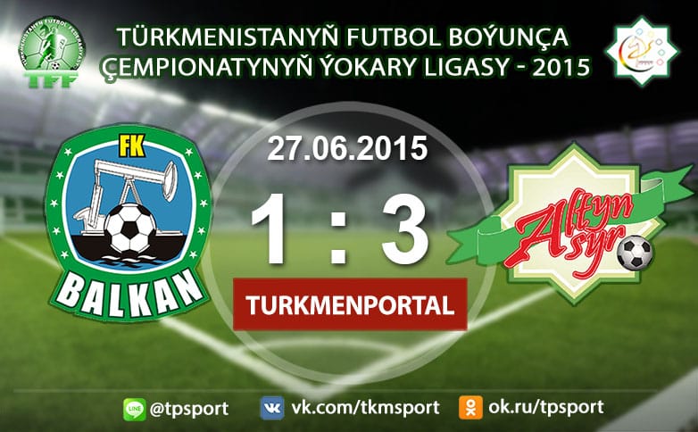 “Altyn asyr” altyn medal ugrundaky esasy duşuşykda ýeňiş gazandy