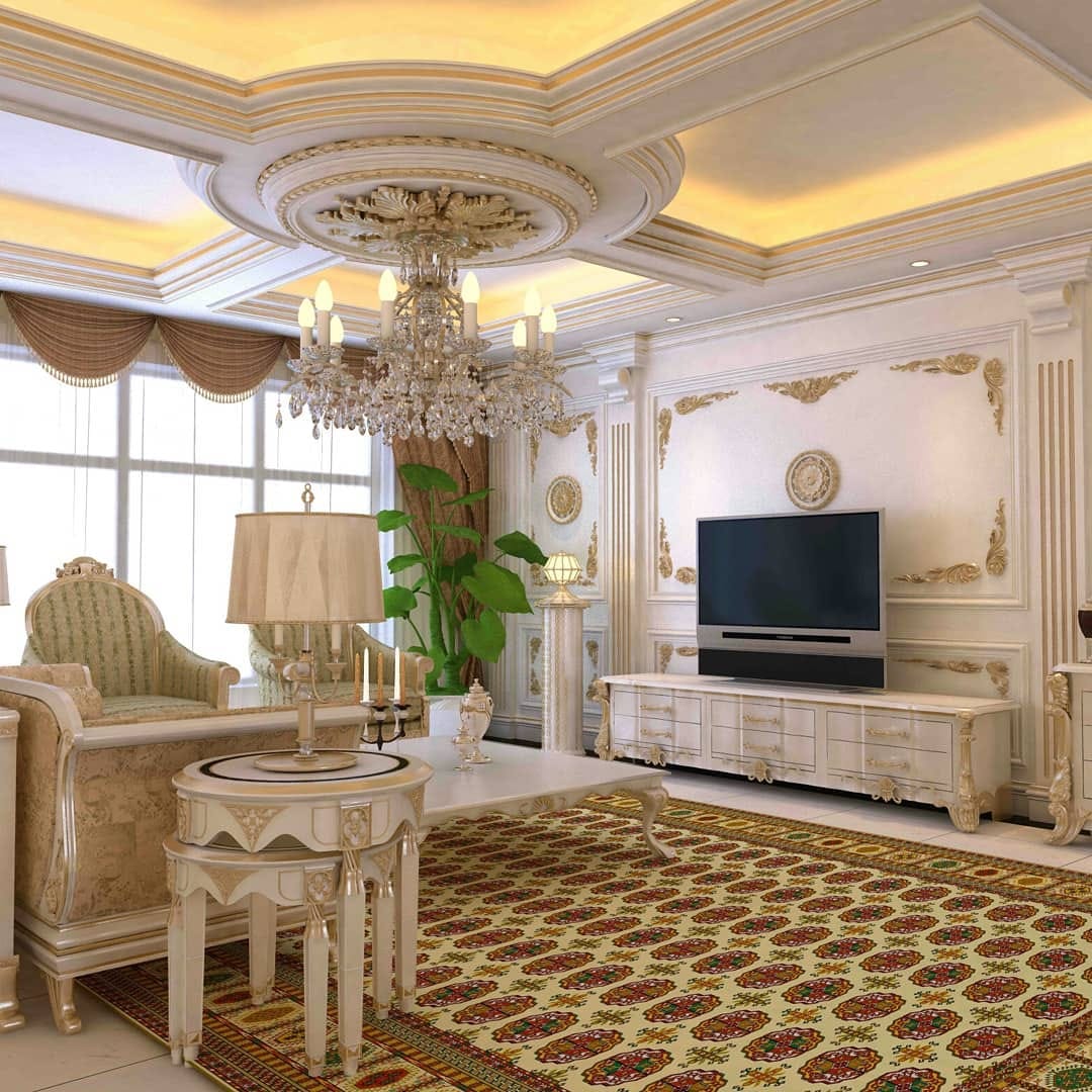 Halach carpets of non-standard shapes and sizes are woven at the Kümüş Ýüpek enterprise in Lebap velayat