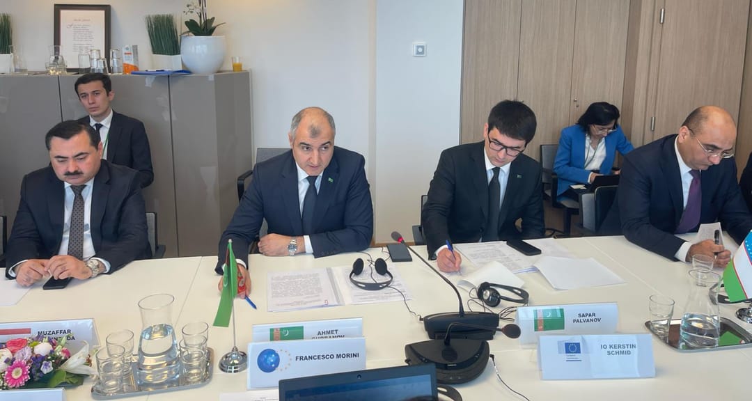 Türkmenistan syýasy we howpsuzlyk meseleleri boýunça ÝB — Merkezi Aziýa ýokary derejeli dialogynyň mejlisine gatnaşdy