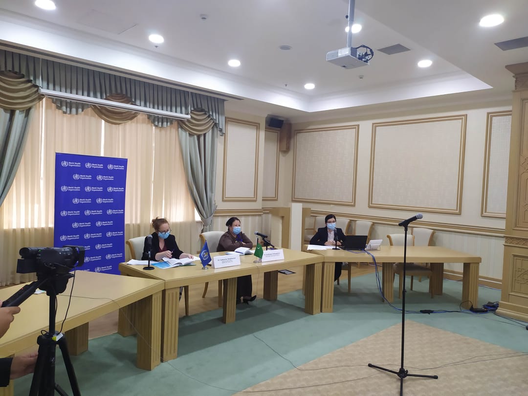 The briefing summed up the results of the WHO mission in Turkmenistan