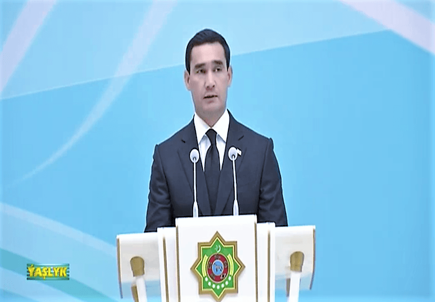 Serdar Berdimuhamedow Ýaşlar guramasynyň VII gurultaýyna gatnaşdy