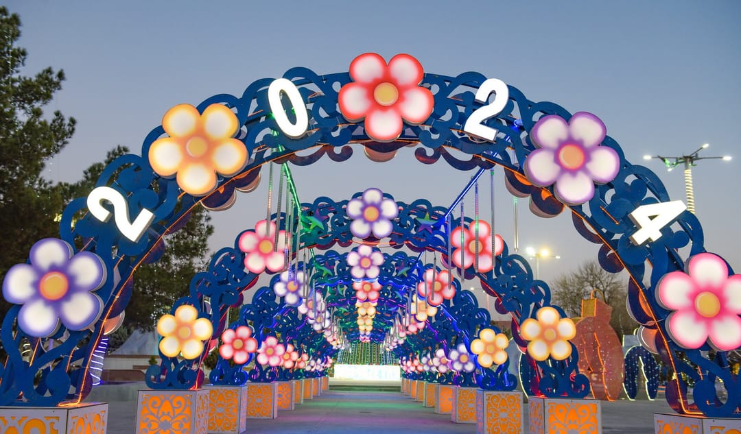 The Russian diplomat expressed admiration for New Year's Ashgabat