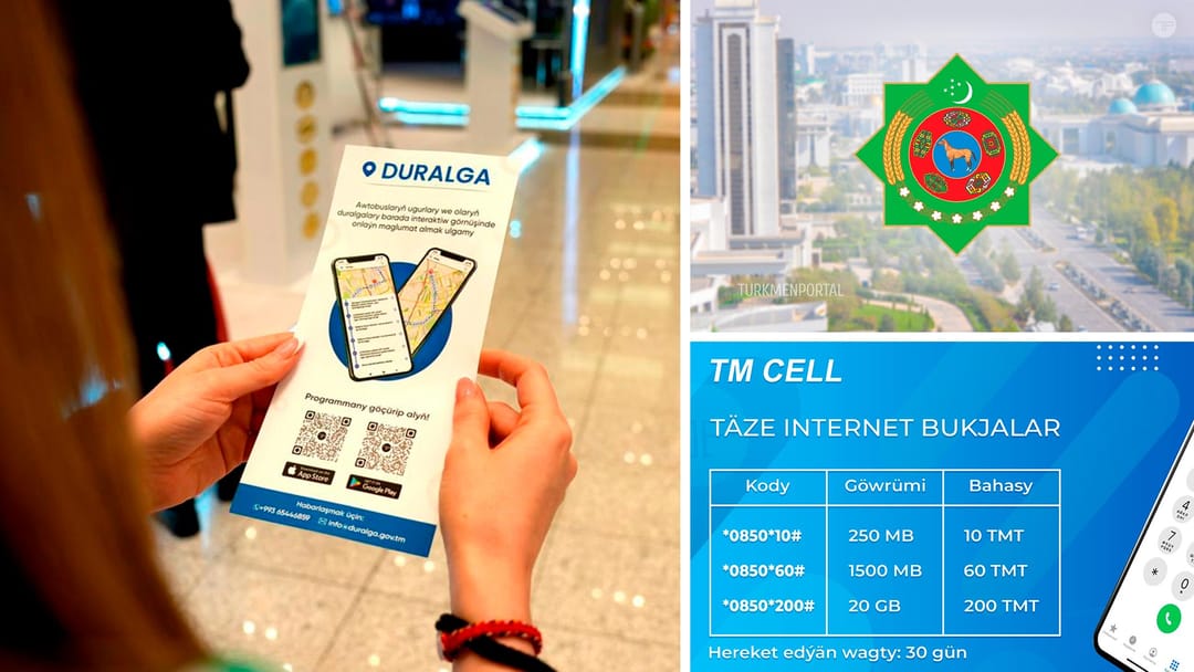“Altyn asyr” launched new Internet packages, Duralga malfunctions were fixed, Serdar Berdimuhamedov signed the Law on the State Budget of Turkmenistan for 2023 and other news