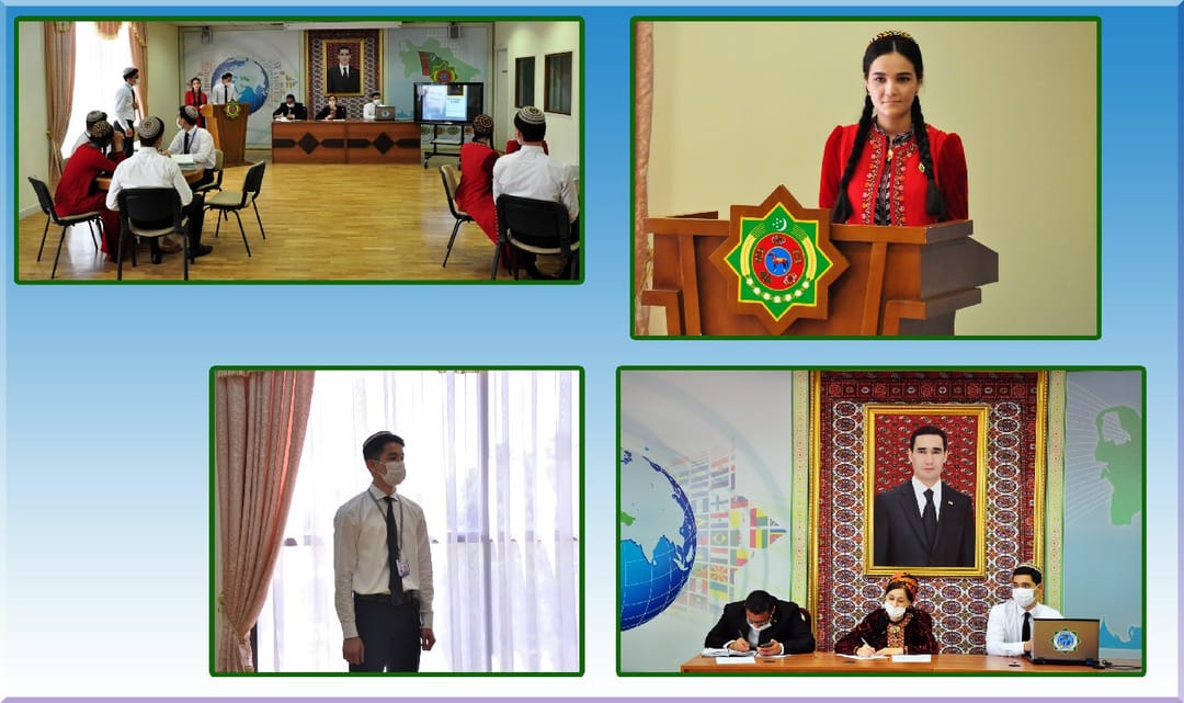 В туркменском вузе прошел брейн-ринг на английском языке