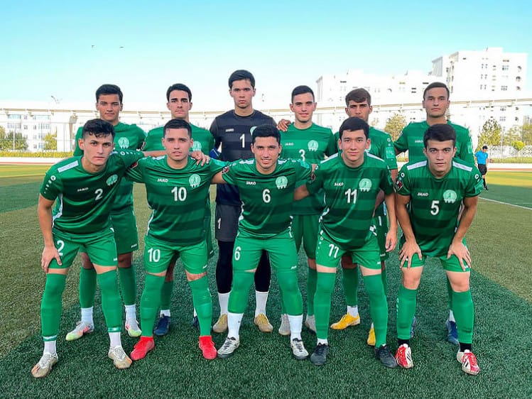Стал известен стартовый состав олимпийской сборной Туркменистана на матч против Иордании