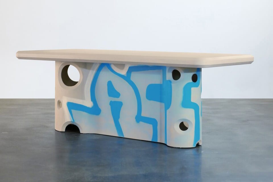 Virgil Abloh Graffiti Table Auctioned for 151 000 USD