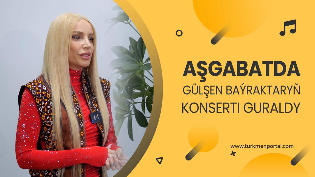 Gülşen Aşkabat'ta Yılbaşı konseri verdi
