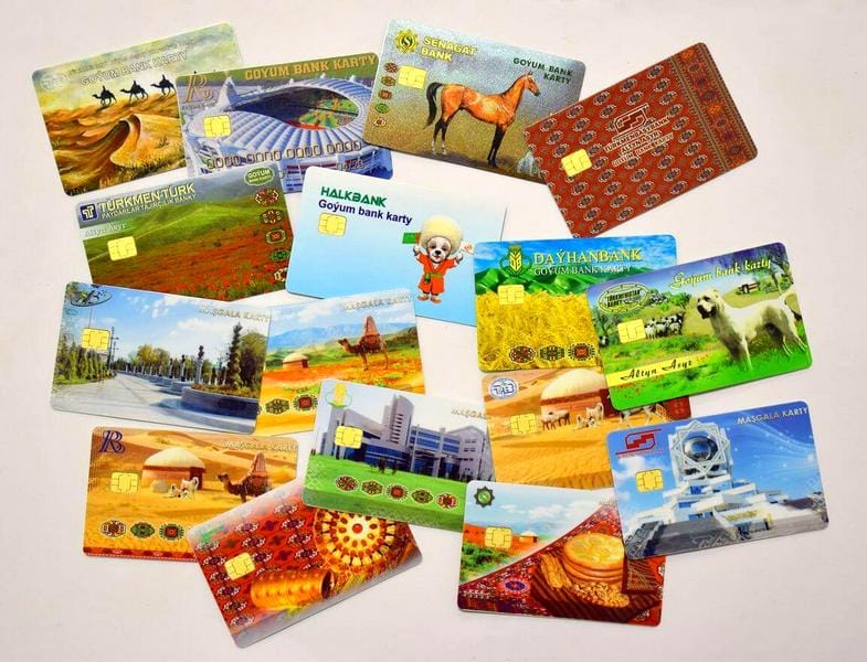 Количество используемых в Туркменистане банковских карт превысило 4 миллиона