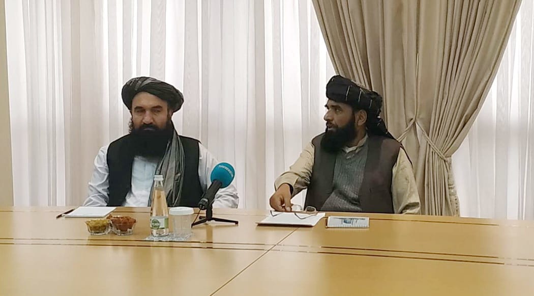 Представители движения «Талибан» сделали заявление на пресс-конференции в Ашхабаде