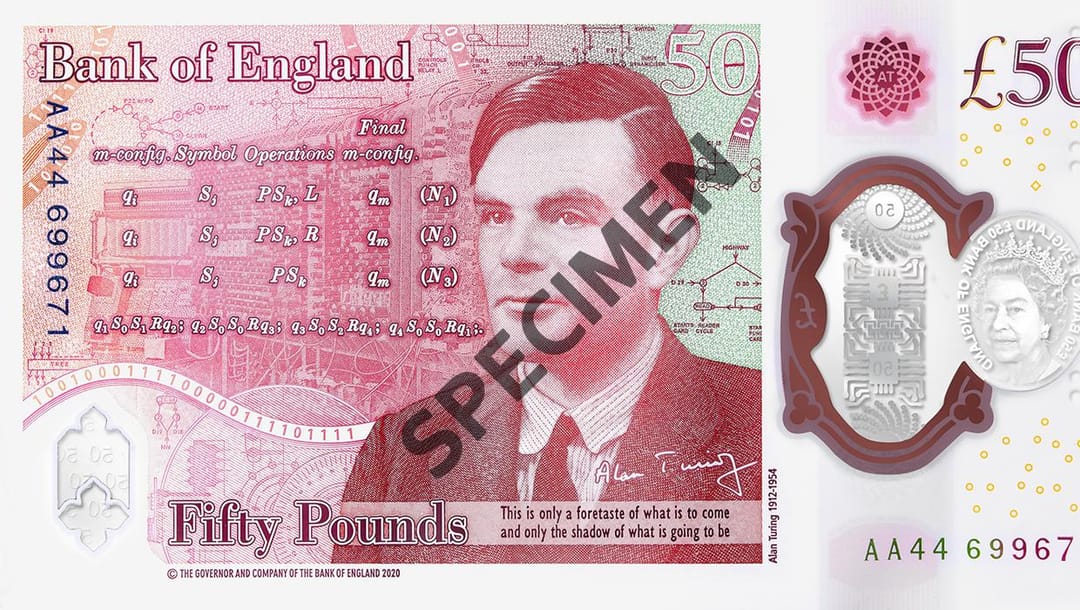 Банк Англии представил полимерную купюру в 50 фунтов