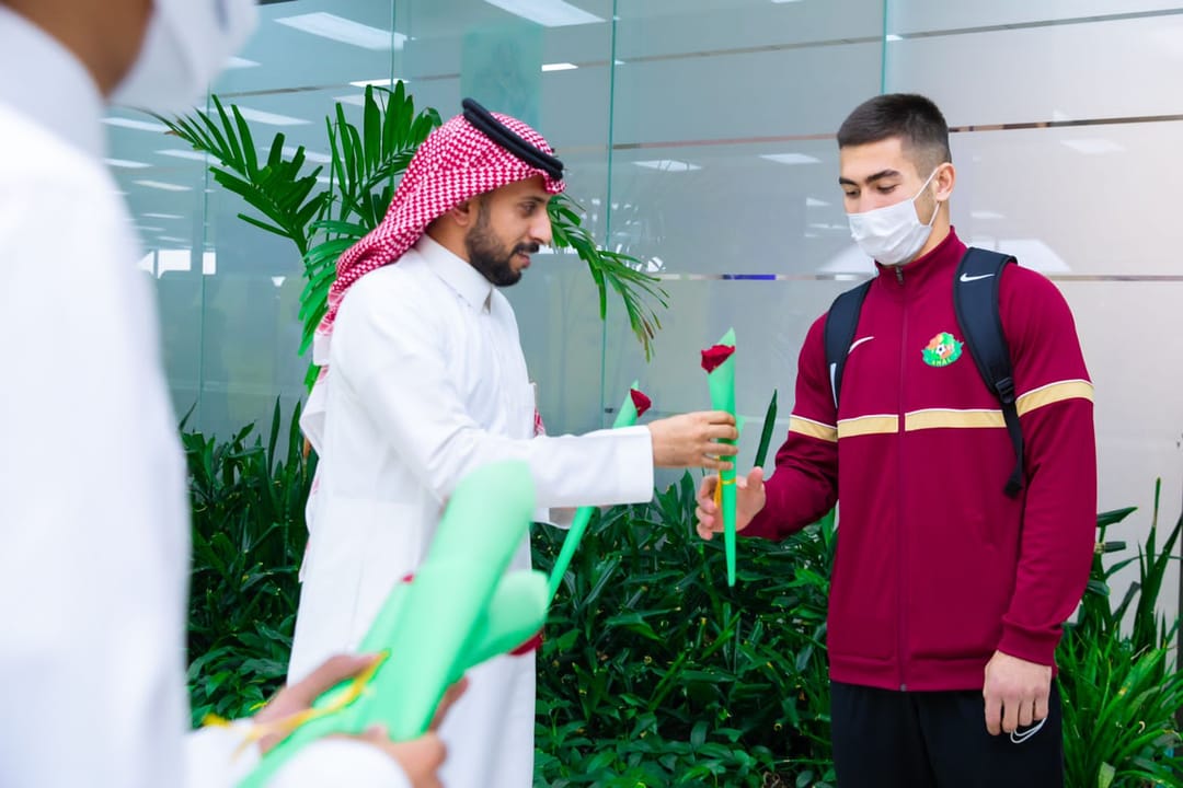 “Ahal” was warmly greeted at Jeddah airport