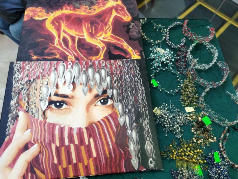 В честь празднования Курбан байрамы в Туркменабате прошла ярмарка народных мастеров