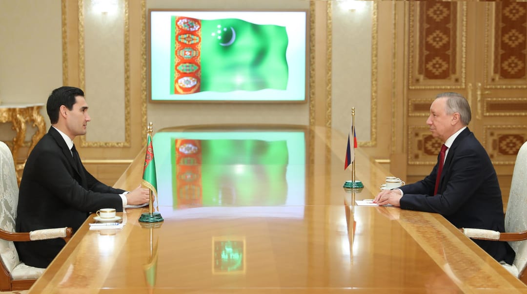 The Governor of St. Petersburg congratulated the President of Turkmenistan on the 300th anniversary of Magtymguly Fragi
