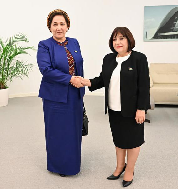 Gülşat Mämmedowa Azerbaýjanyň Milli Mejlisiniň Başlygy bilen duşuşdy