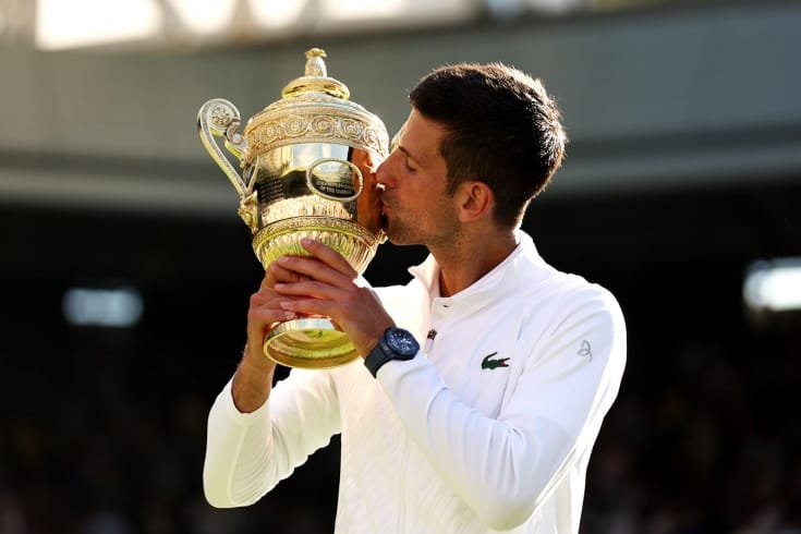 Novak Djokovic won Wimbledon for the seventh time in his career