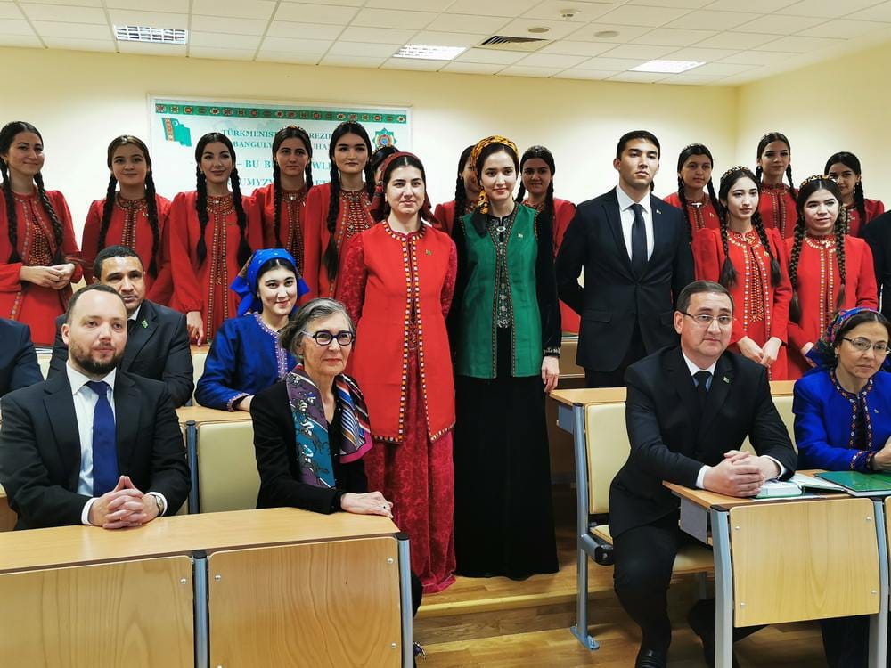 French Ambassador to Ashgabat met with teachers and students of three national universities