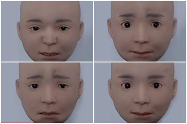 Gahar we geň galmak duýgularyny beýan edip bilýän robot döredildi