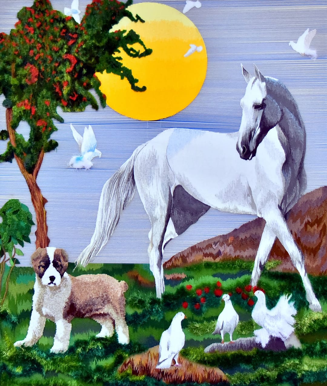 В Ашхабаде открыта выставка конкурсных работ «Ахалтекинские скакуны»