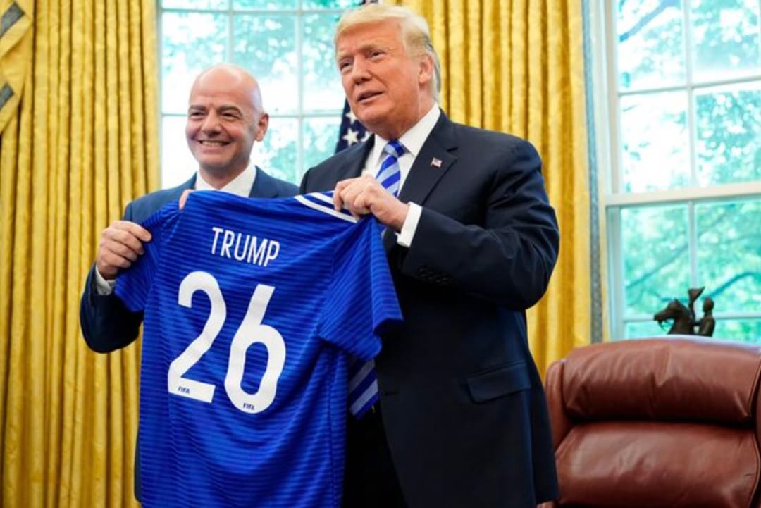 FIFA Başkanı Infantino, ABD'de Trump ile görüştü