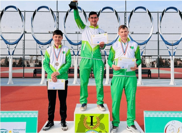 Tennis boýunça Türkmenistanyň kubogynyň eýeleri belli boldy
