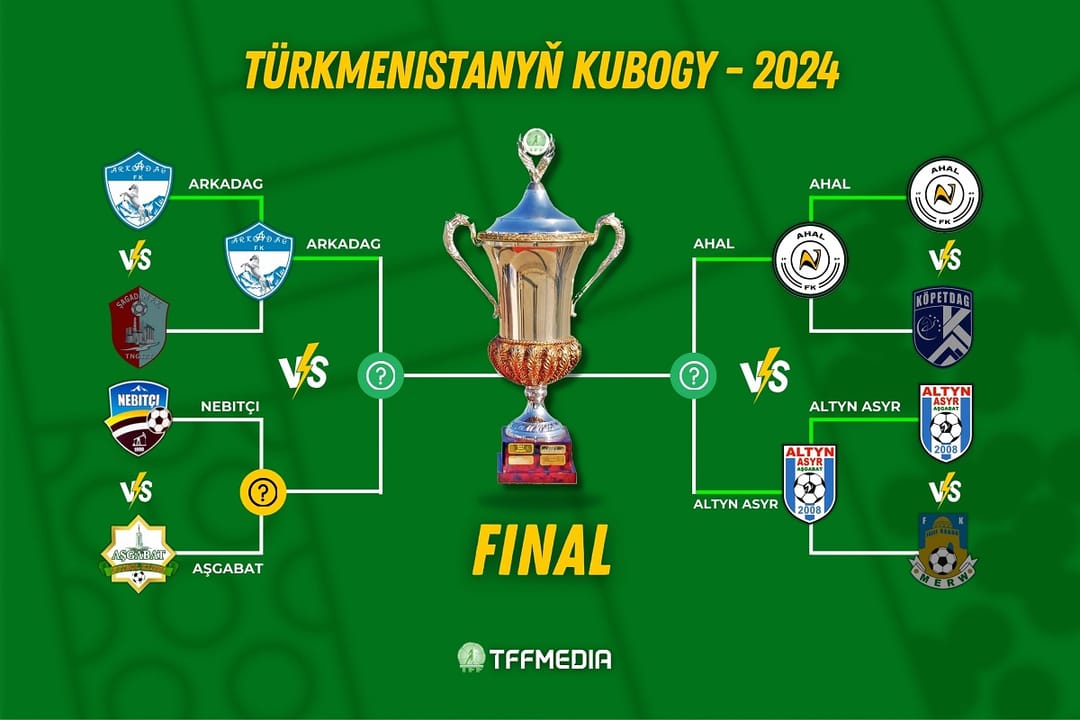 “Arkadag”, “Ahal” and “Altyn Asyr” reached the semi-finals of the Turkmenistan Cup