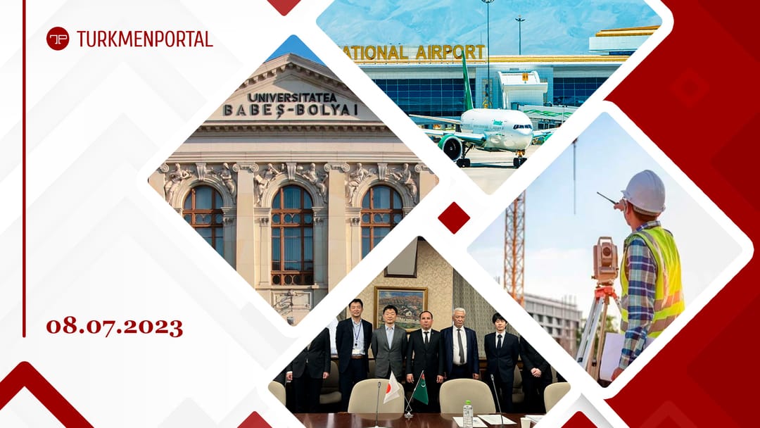 Министерство образования Туркменистана проводит отбор на обучение в вузах Румынии, авиакомпания «Туркменистан» начинает грузовые перевозки в Милан и Шэньчжэнь, стала известна сумма проектов, реализованных турецкими подрядчиками в Туркменистане