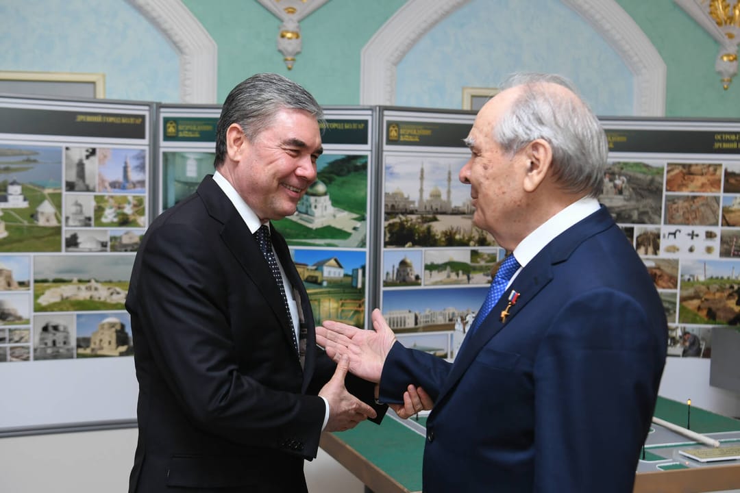 Gurbanguly Berdimuhamedowy Mintimer Şaýmiýew kabul etdi