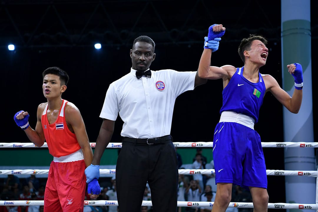 Turkmen boxers reach quarterfinals of Asian junior championship