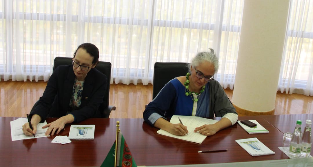 A meeting with the Director for Regional Development of the British Foreign Office was held in Ashgabat