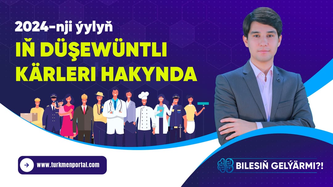 Her şeyi bilmek istiyorum | 2024'ün en karlı meslekleri hakkında