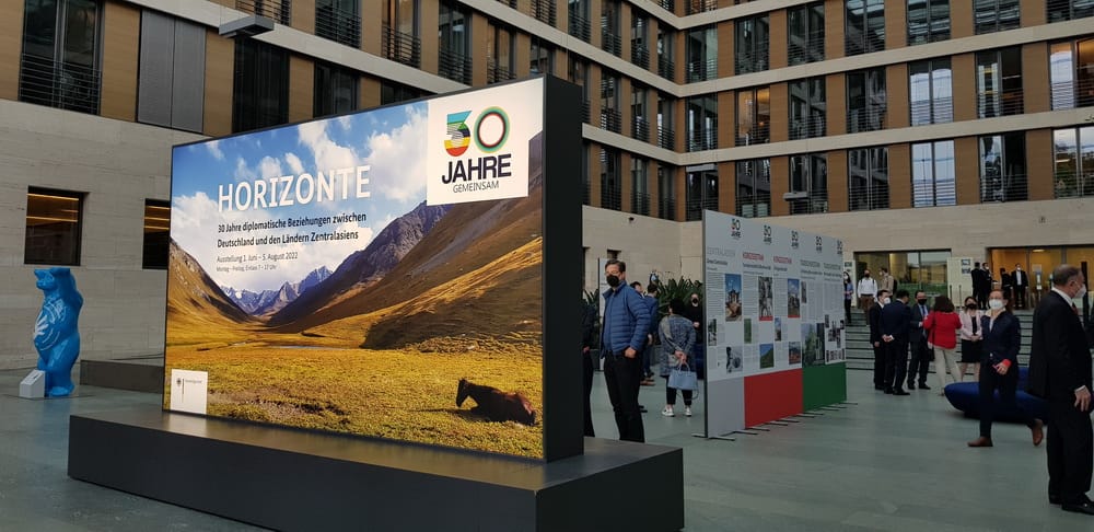 Turkmenistan is presented at the exhibition “Horizonte” in the Lichthof in Berlin