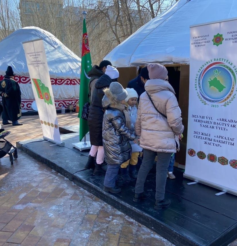 Посольство Туркменистана в Астане приняло участие в мероприятиях в честь Новруза