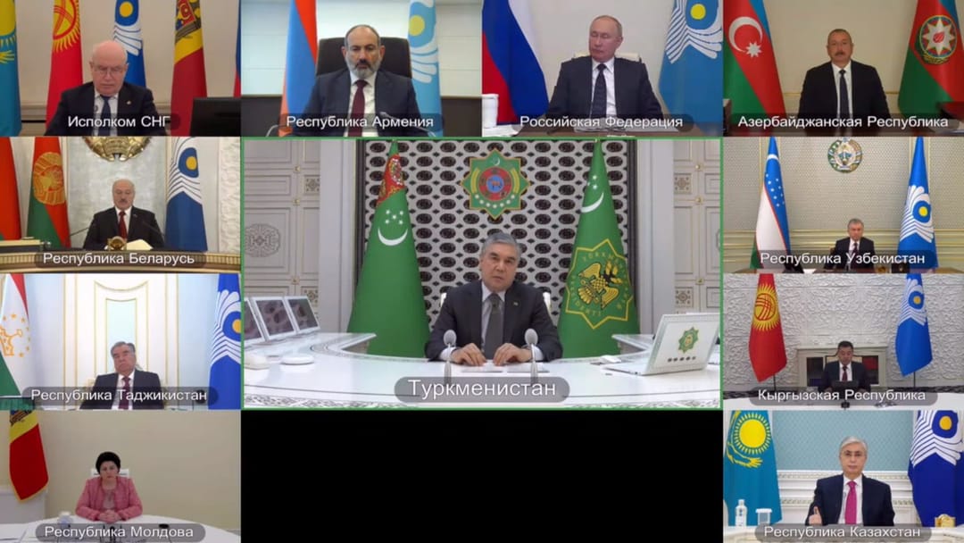 Бердымухамедов принимает участие в заседании Совета глав государств СНГ