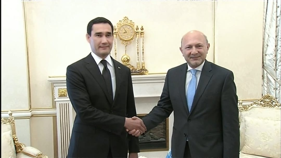 The President of Turkmenistan received the new head of UNRCCA