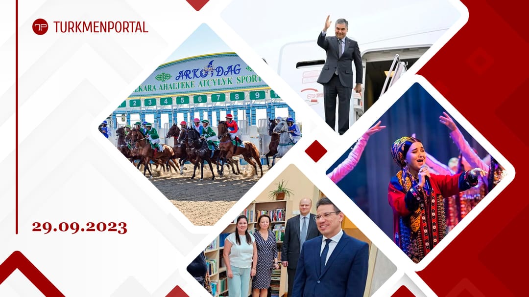 Gurbanguly Berdimuhamedov’s working visit to Germany began, a meeting with the new Ambassador of Spain was held at the Ministry of Foreign Affairs of Turkmenistan and other news