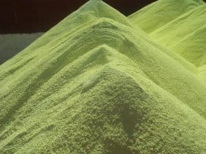 Finely ground sulfur will be produced in Turkmenistan