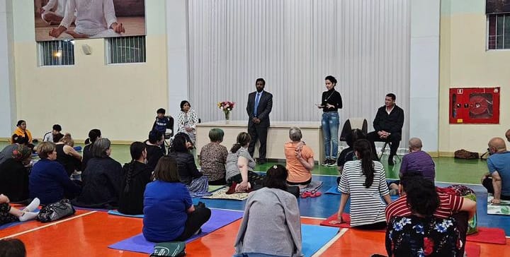 Лекцию по Аюрведе в Ашхабаде посетило более 100 слушателей