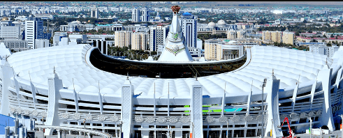 Олимпийский стадион Туркменистана номинирован на звание лучшего в 2017 году