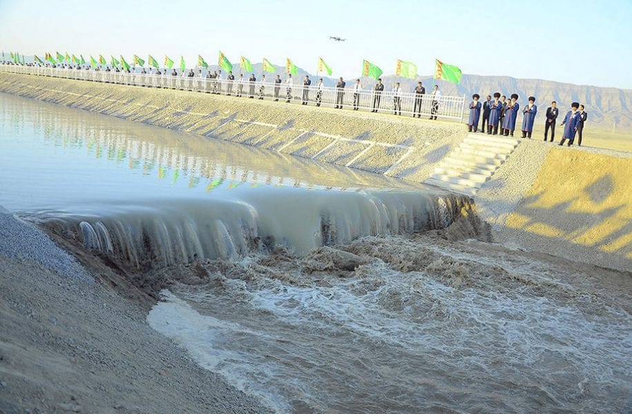 На западе Туркменистана открыли новое водохранилище объёмом 18 миллионов кубометров