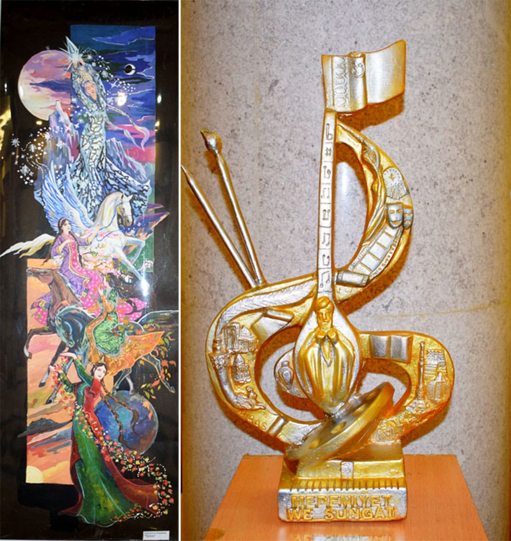 Daşoguz şäherinde Halkara zenanlar gününe bagyşlanan çeperçilik sergisi açyldy