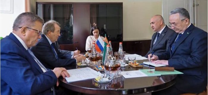 The issue of developing a “road map” between the academies of sciences of Russia and Turkmenistan was discussed