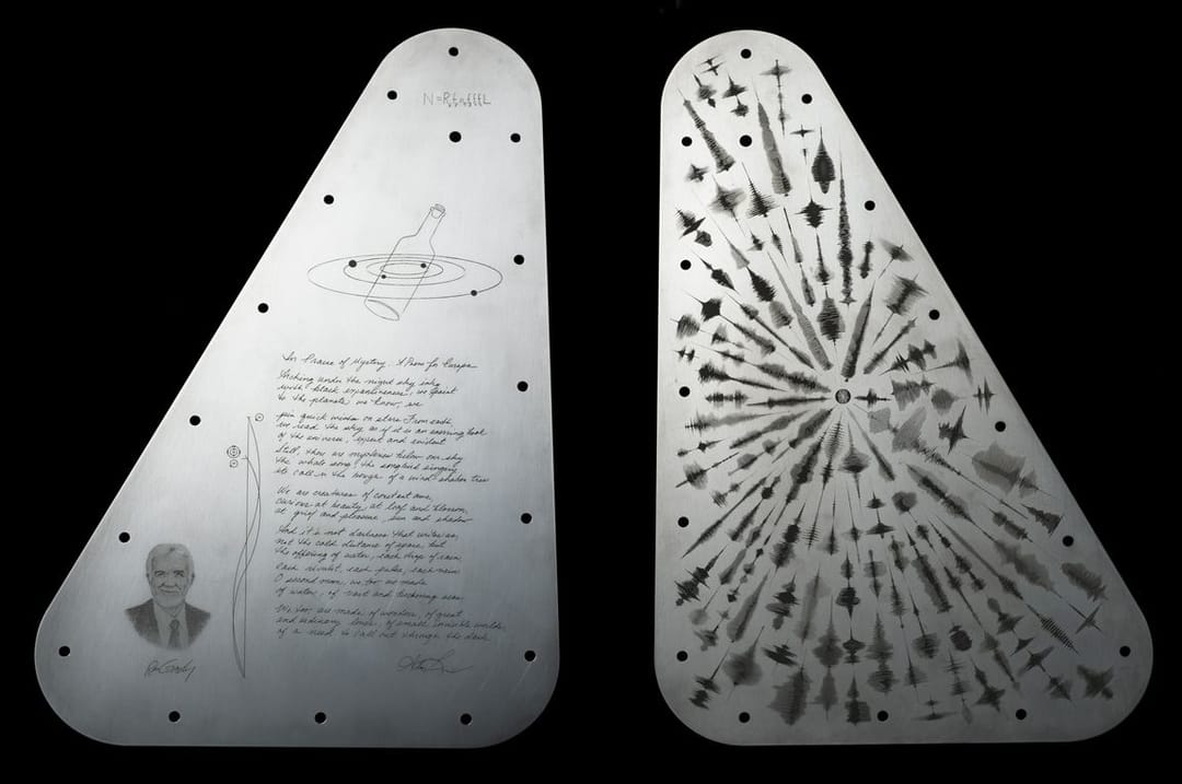 NASA unveils design for alien sign