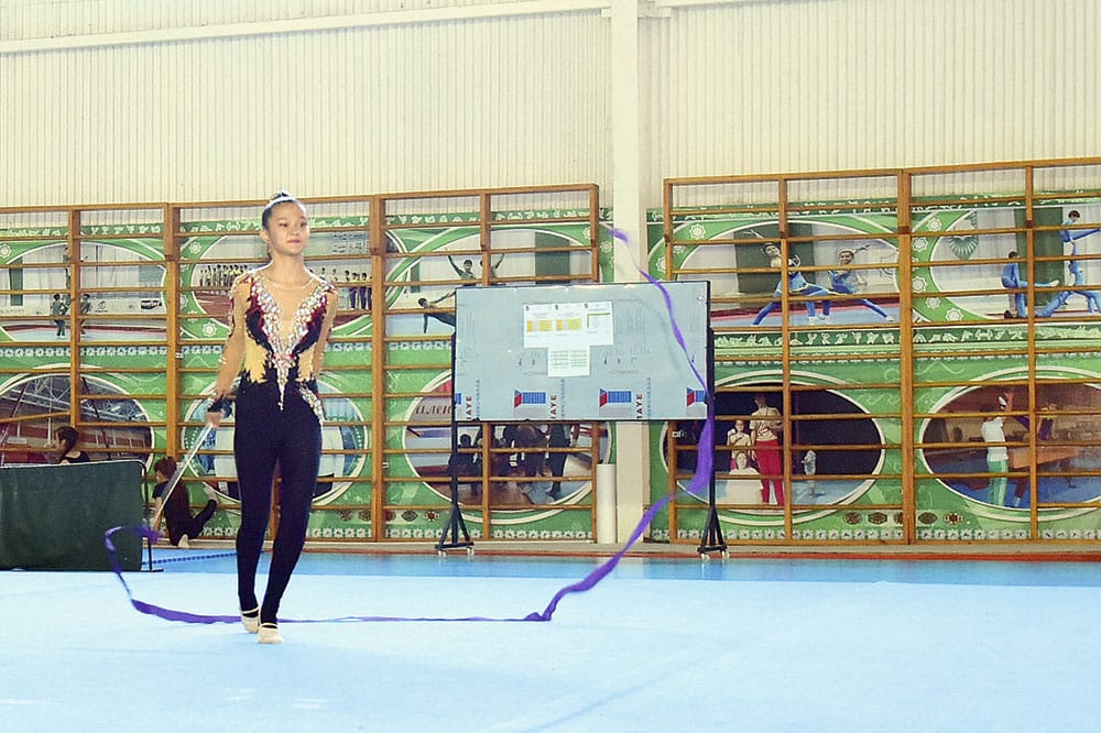 Çeper gimnastika boýunça Türkmenistanyň birinjiligi geçirildi