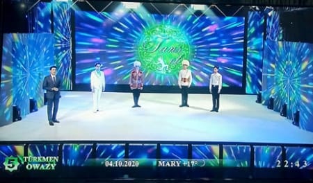 Türkmen telewideniýesindäki ilkinji tans bäsleşigi jemlendi