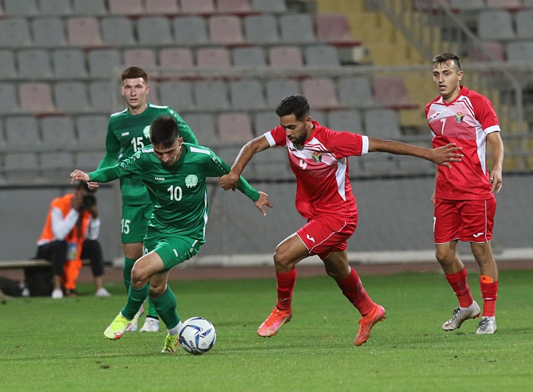 Олимпийская сборная Туркменистана уступила Иордании в отборе Кубка Азии-2022