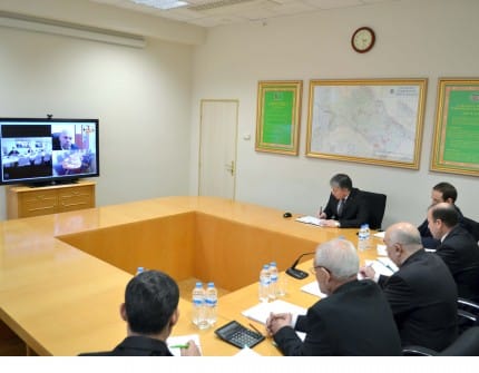 «Тürkmennebit» DK-niň we «Тatneft» JPJ-niň arasynda wideomaslahat geçirildi