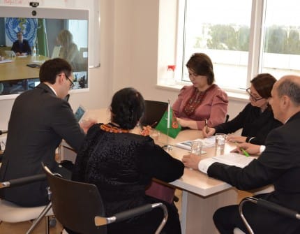 Aşgabatda BSGG-nyň Ýewropa sebitleýin edarasynyň direktory bilen onlaýn duşuşyk geçirildi