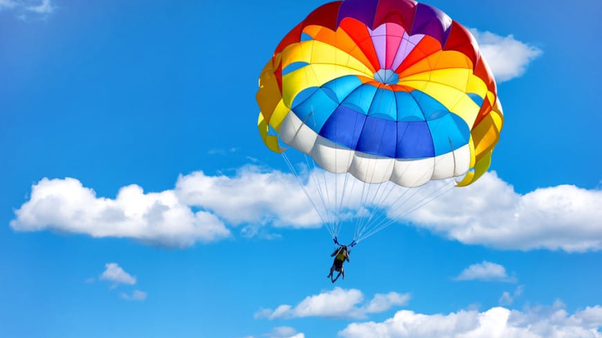 Retiree celebrates 100th birthday with parachute jump