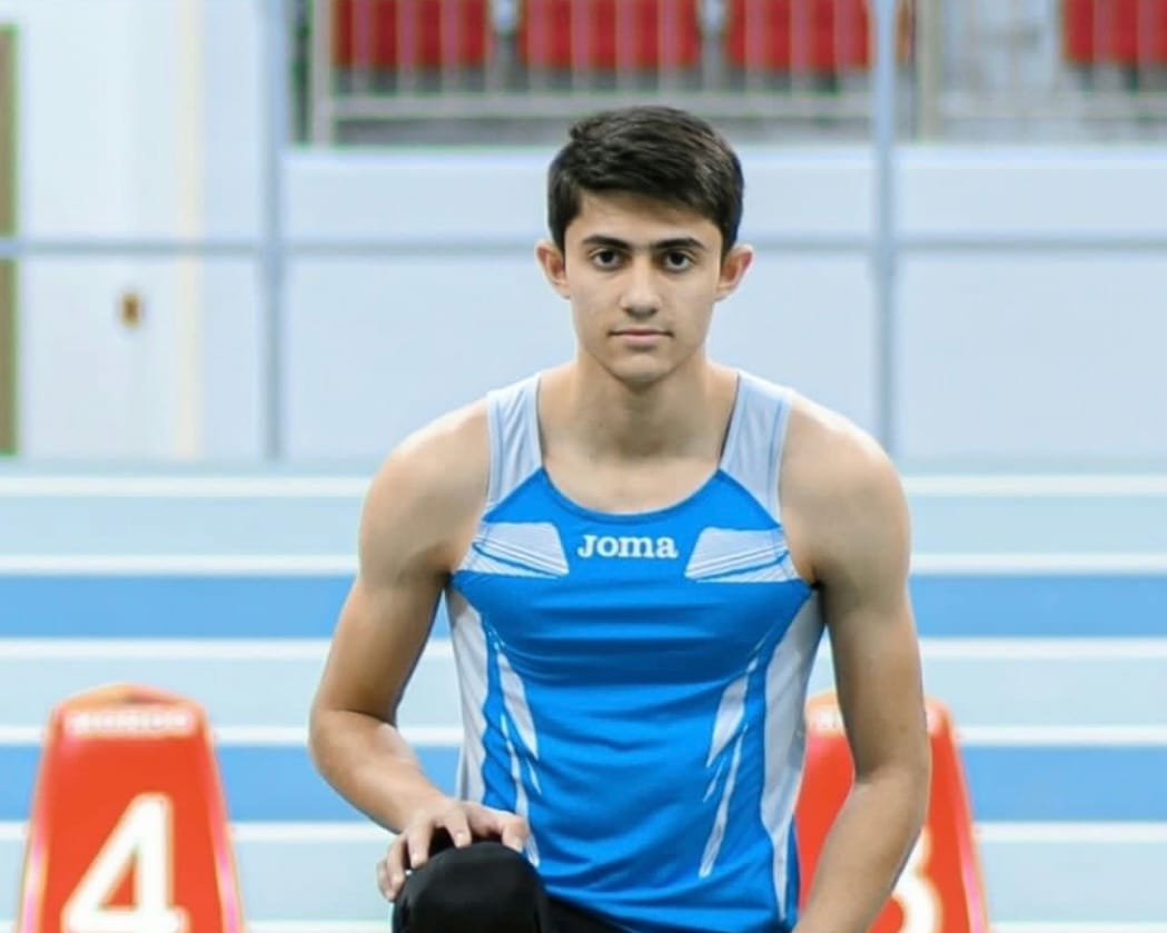 Bagrat Gasanbekov won a bronze medal in the long jump at the Central Asian Athletics Open Championship