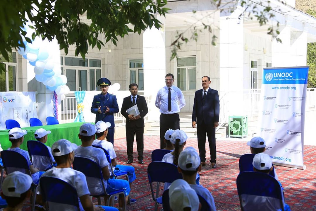 UNODC в Туркменистане провел конкурс в детском лагере